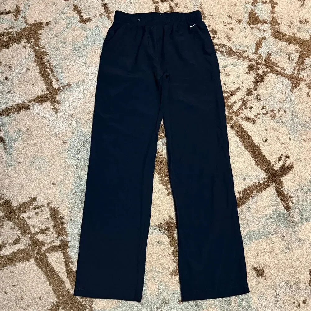 Vintage 2000s Nike Track Pants Size Small Navy Y2K